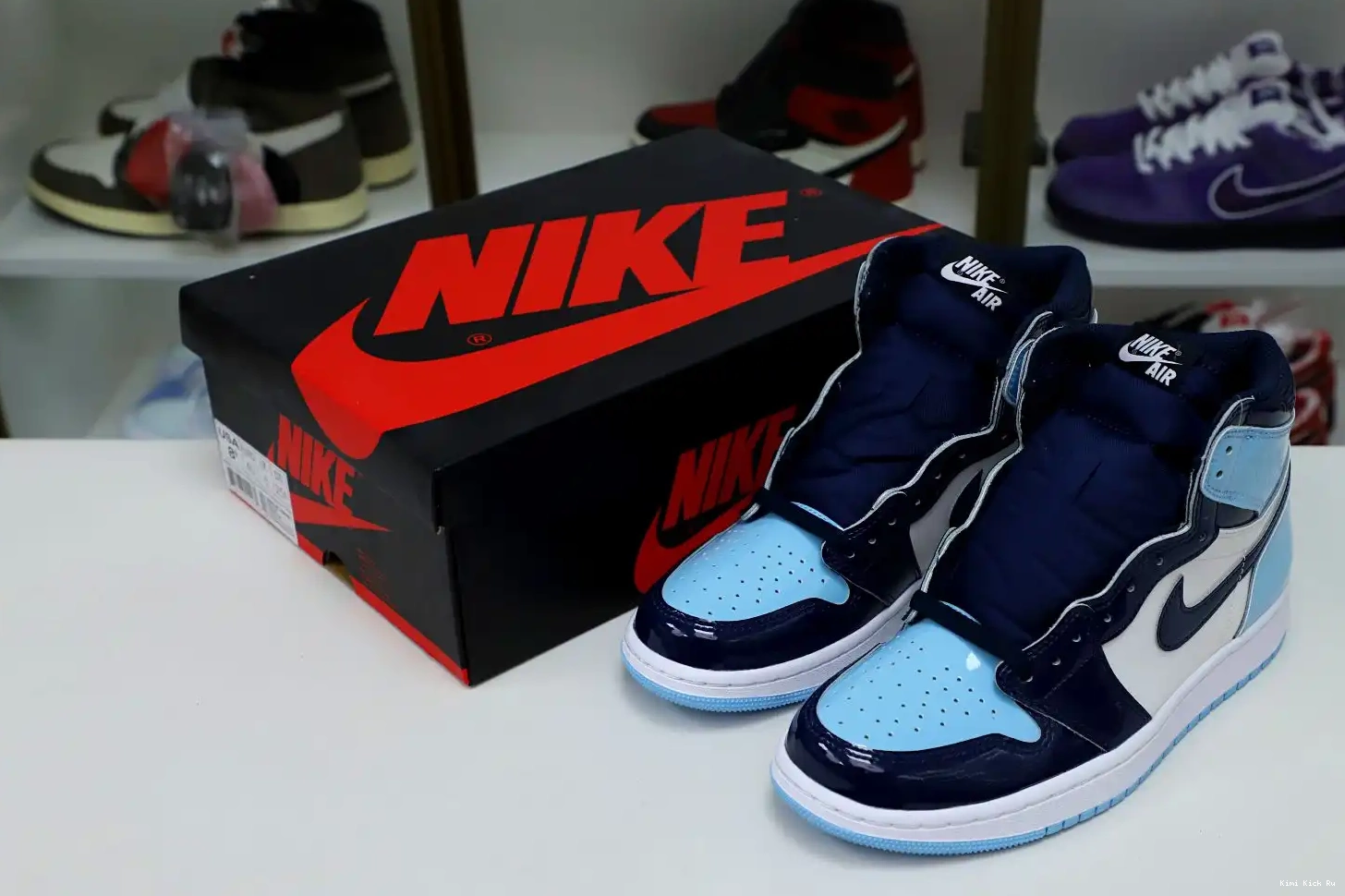 JORDAN HIGH 1 AIR CHILL' RETRO OG 'BLUE Kimikick WMNS 0403